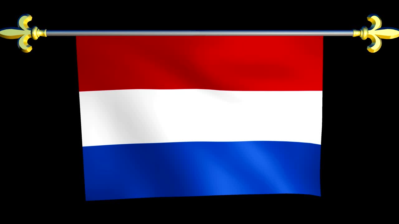 네덜란드의 큰 루핑 애니메이션 발