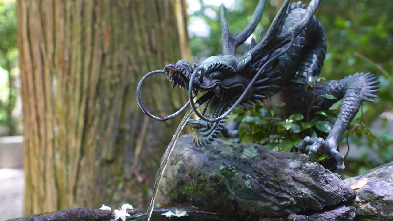 드래곤 워터 분수