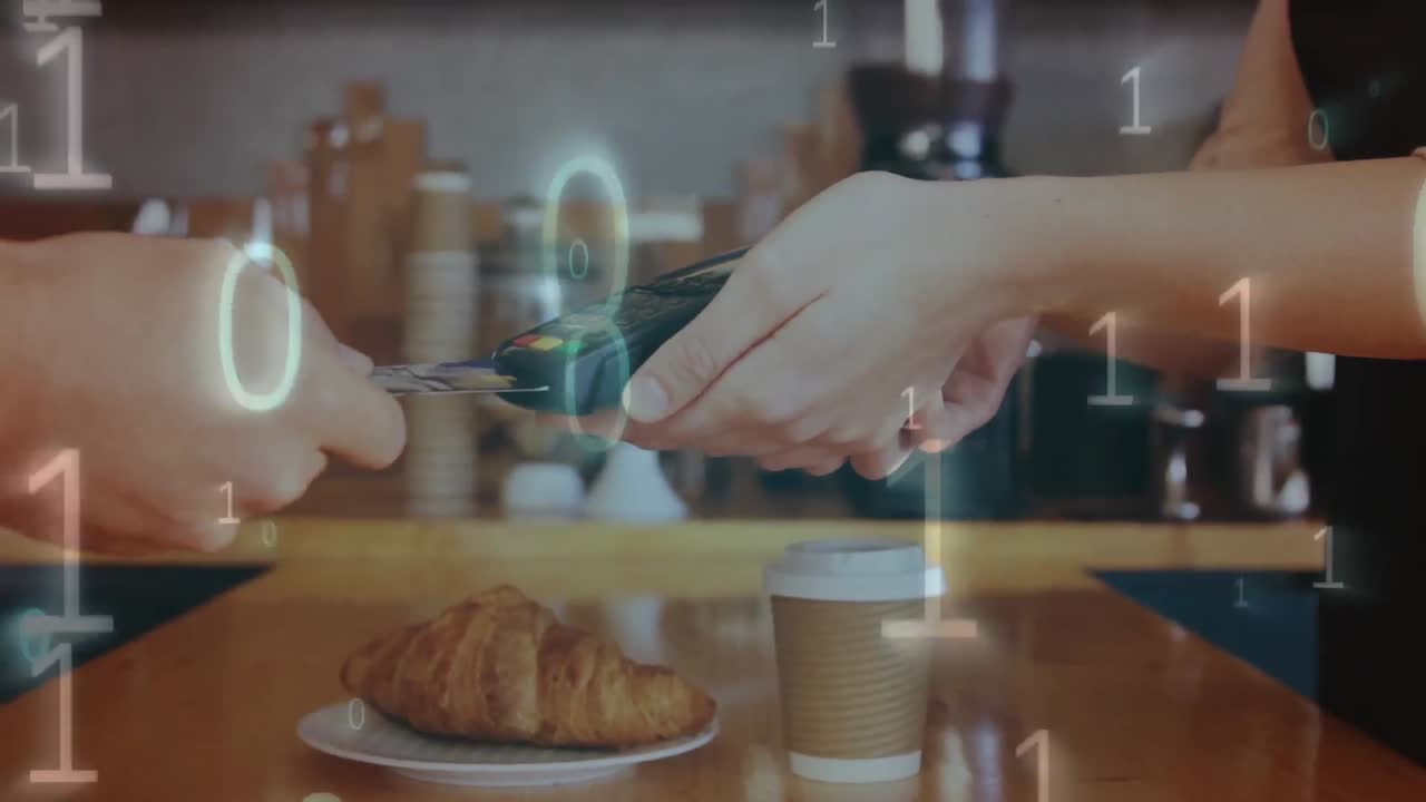 homem a fazer um pagamento com cartão