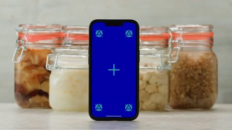 food preservation jars and smartphone scanning