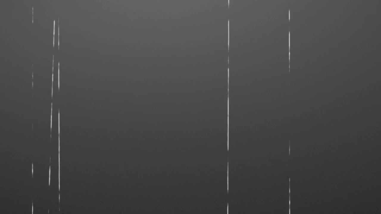 Vintage old film overlay with bright vertical projector scratches, jitter, and flickering light on dark background