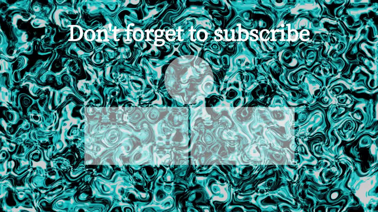 액체 금속 이동 엔드 카드 엔딩 스크린 모션 그래픽