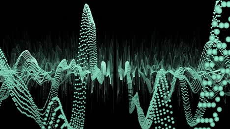 animación de ondas de partículas