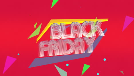 Black-Friday-with-retro-geometric-shapes-on-red-gradient