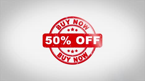 buy now 50% off promotion