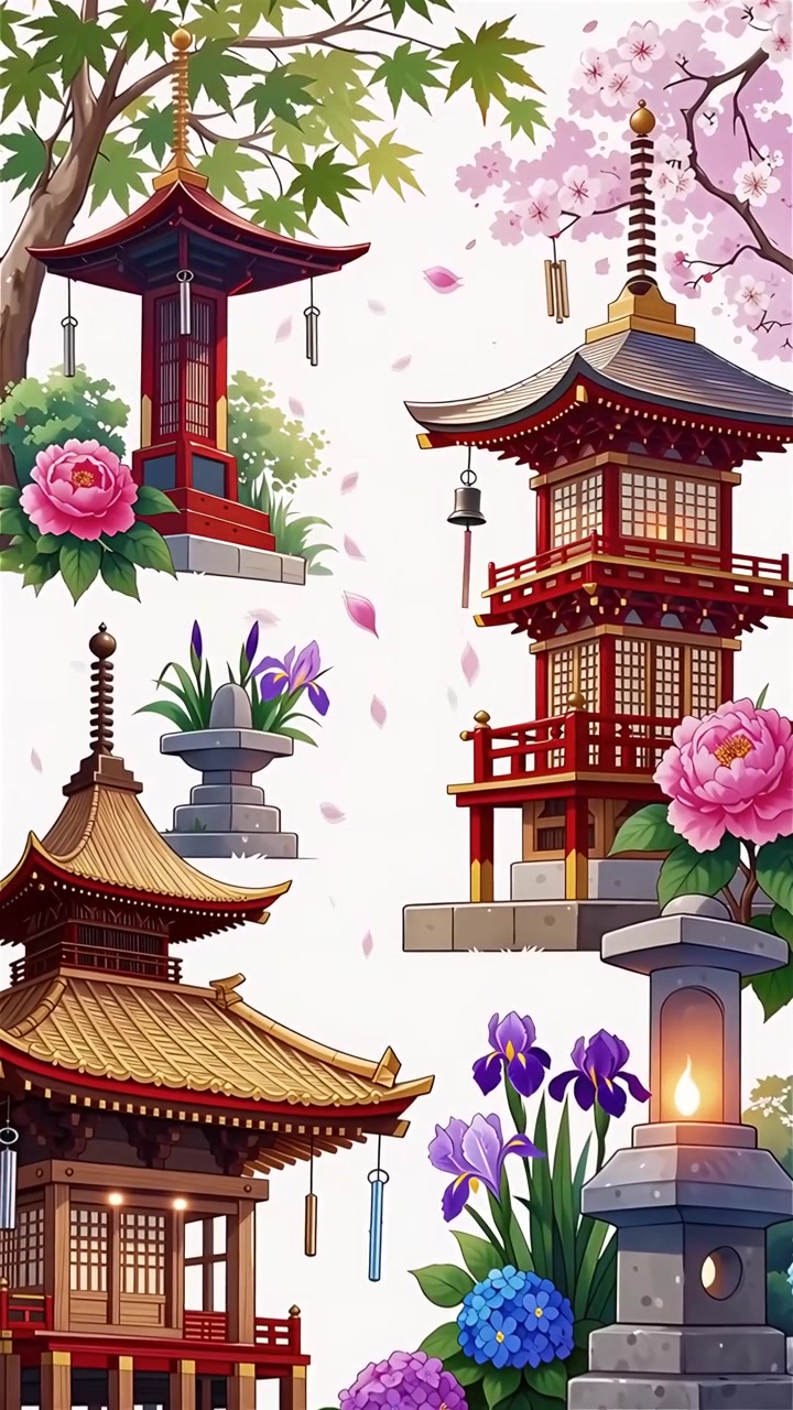 Sfondo Animato Cultura Giapponese 4K