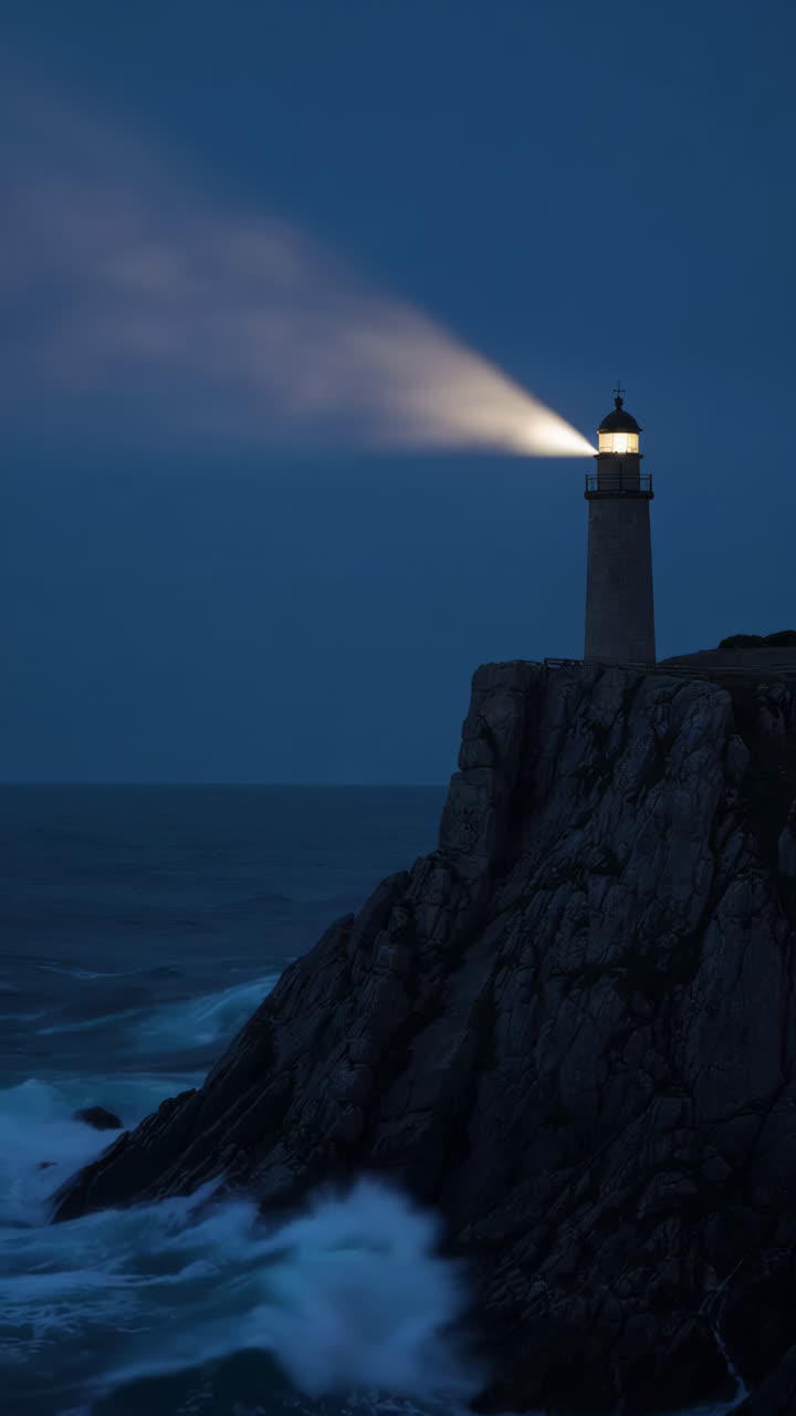 夜間的燈塔 燈塔