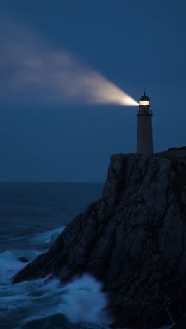 faro por la noche