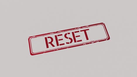 RESET-Stamp