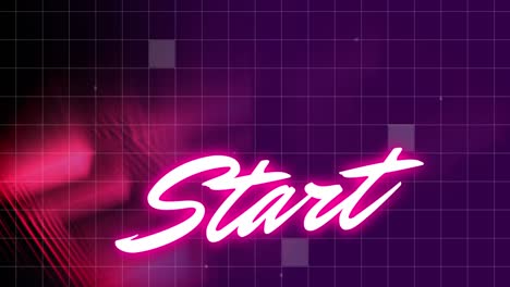 Start-text-and-futuristic-background