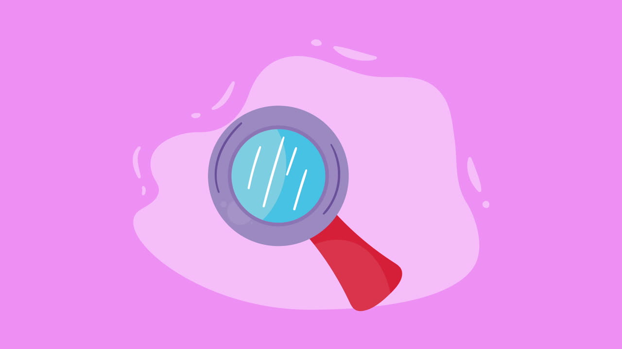 vidriera de ampliación de dibujos animados