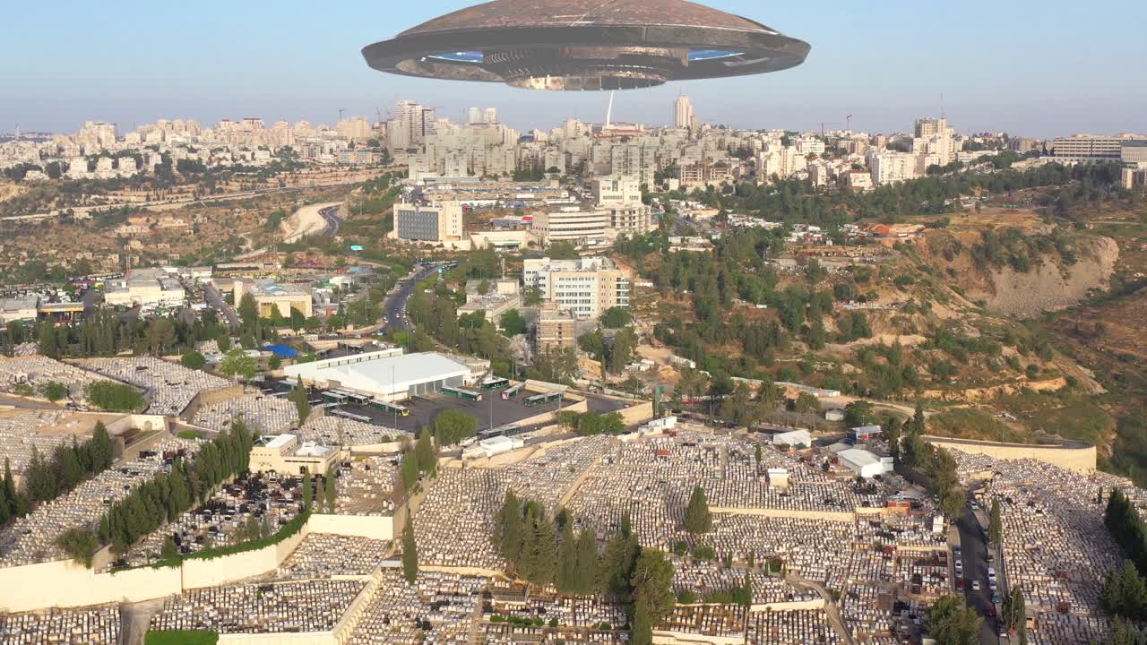 el ovni sobre jerusalén