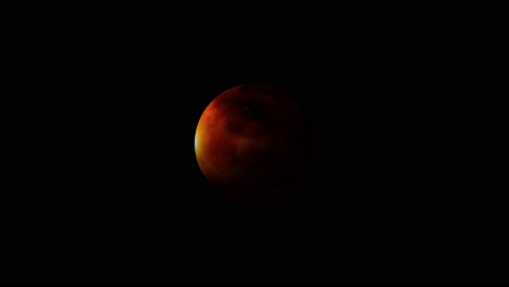 blood moon: a stunning lunar eclipse