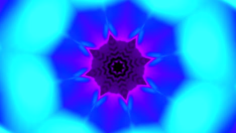 flor de color neón ciclo de fondo de moda caleidoscópico