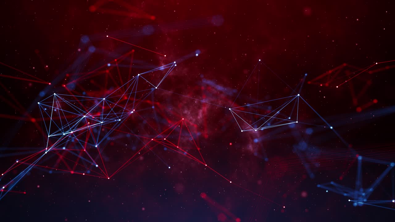 Plexus abstract network titles technology science background loop