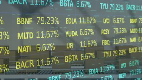 Animación-Del-Procesamiento-De-Datos-Financieros-Sobre-Cajas-De-Cartón-En-Cintas-Transportadoras-En-Almacén