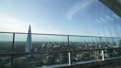 london skyline view from a high-rise