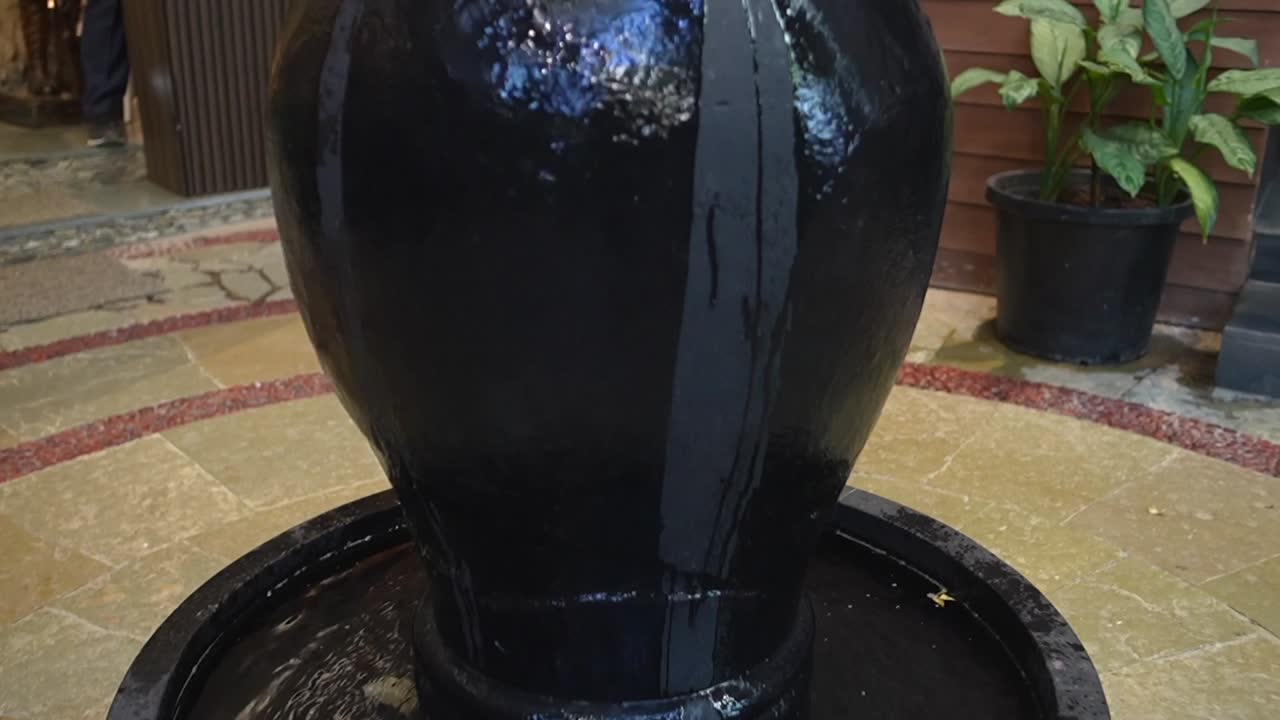 아름다운 엔트란스 (entrans) 에 있는 피렌체 분수