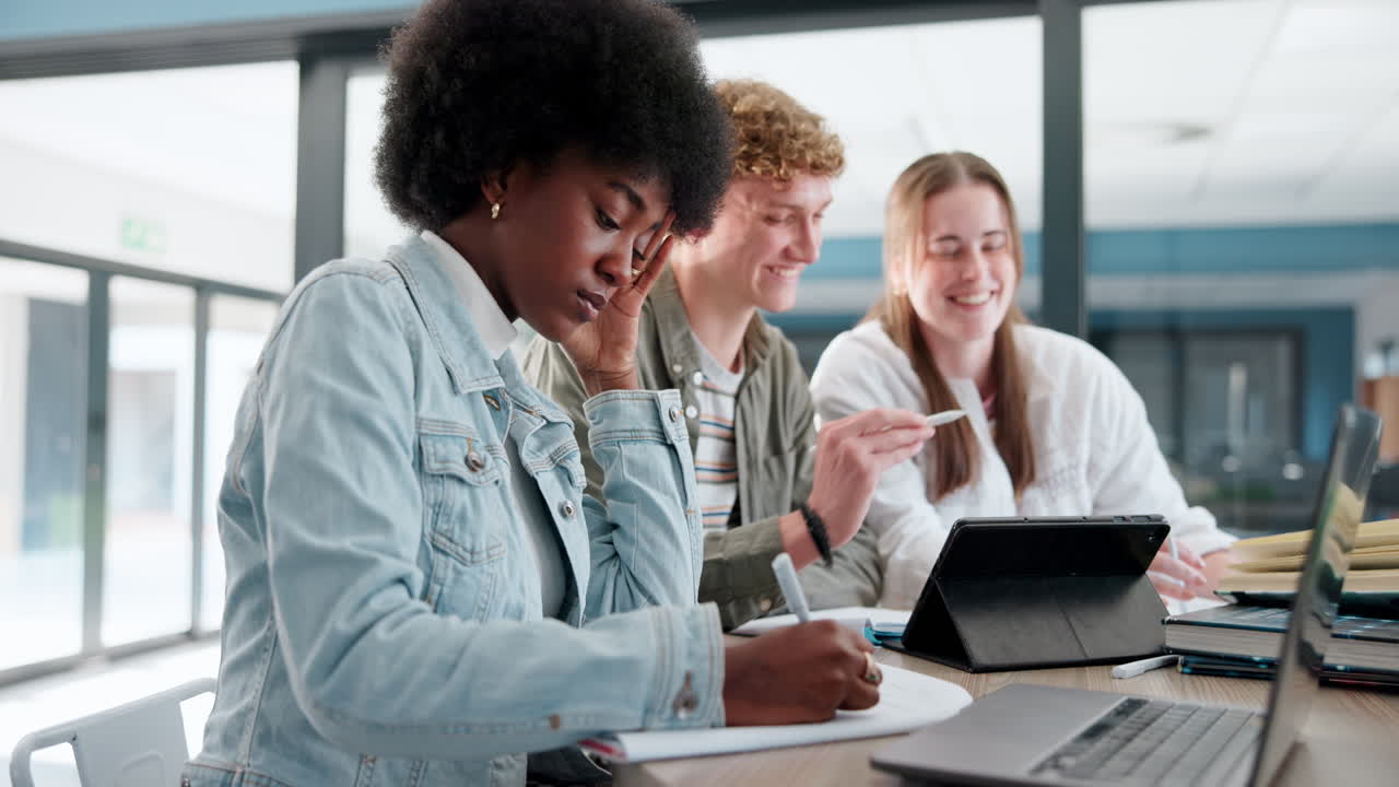Students Studying Together