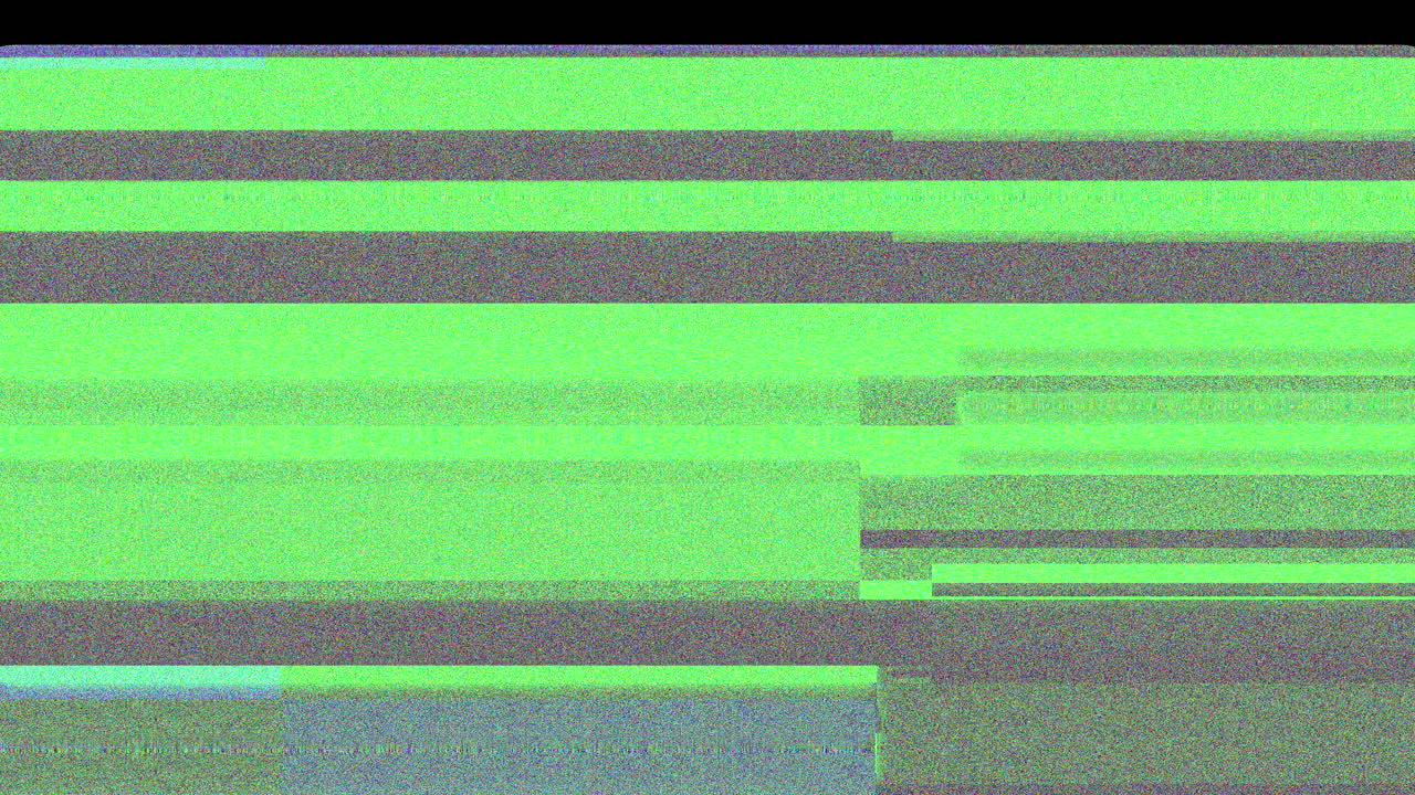 Dynamic Digital Glitch Noise and Color Distortion