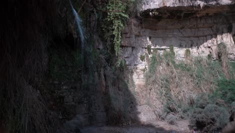 water fall at ein gedi en gedi israel