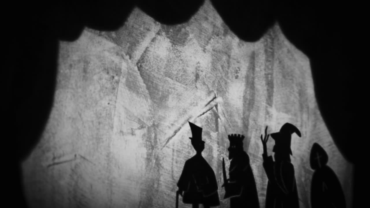 Shadow Puppets of Medieval Characters