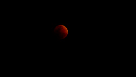 time lapse moon eclipse in full moon and super moon in 31 january 2018,bangkok thailand.