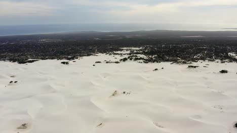 vista aérea de las dunas de atlantis