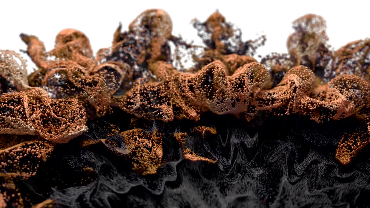 Unique Particle Explosion. 4K.