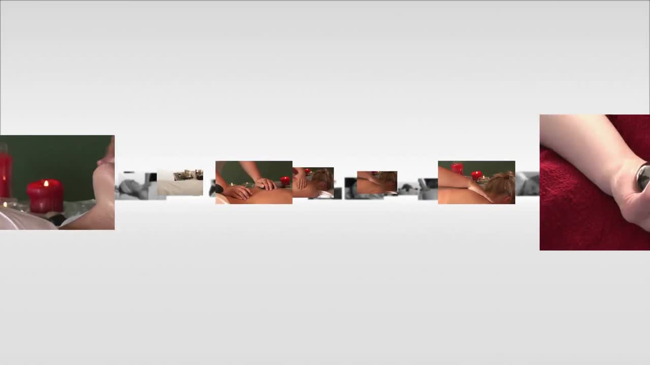 진정적 인 마사지 를 받는 여자