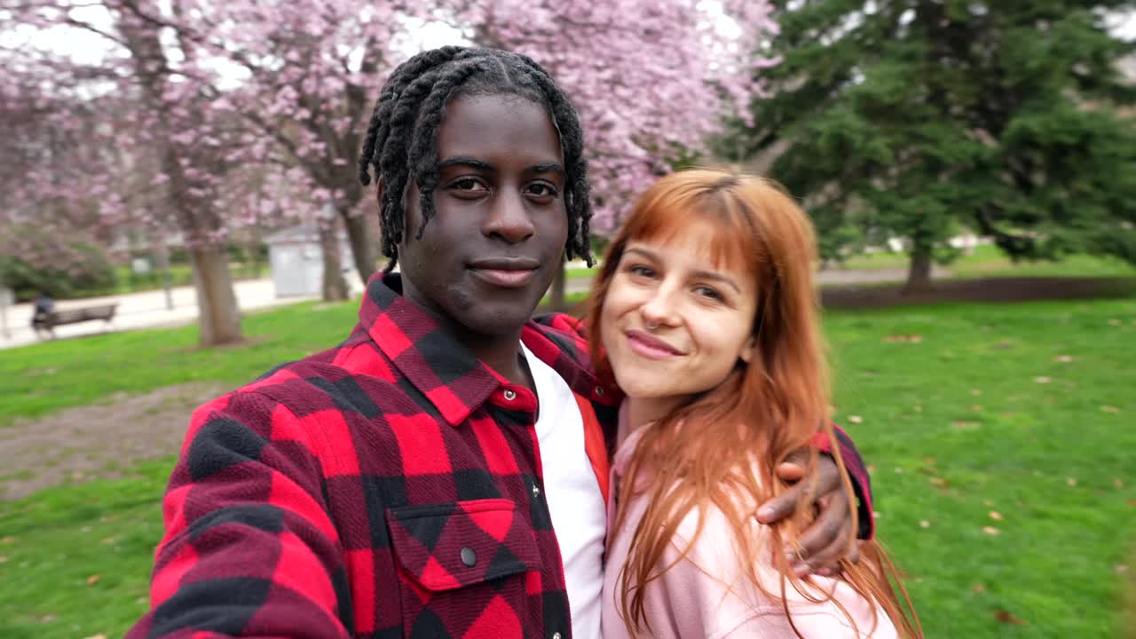 Couple Selfie in the Park