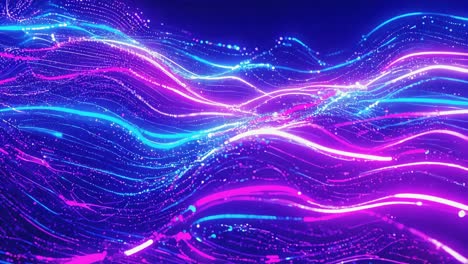 abstract neon light streaks
