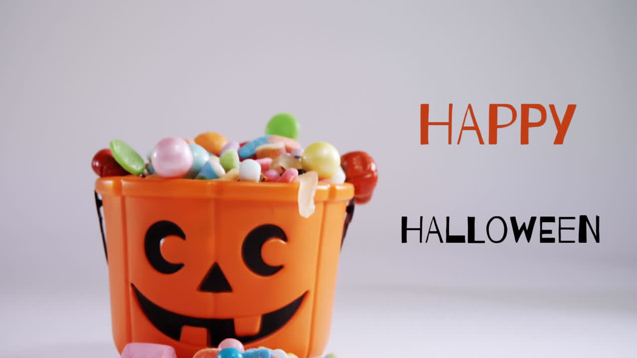 트릭 오브 트리트 버 ⁇ 과 함께 행복한 할로윈