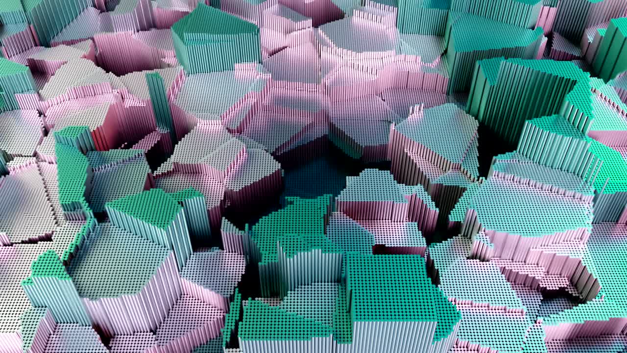 4k tubos abstractos que se forman en un patrón de ruido.