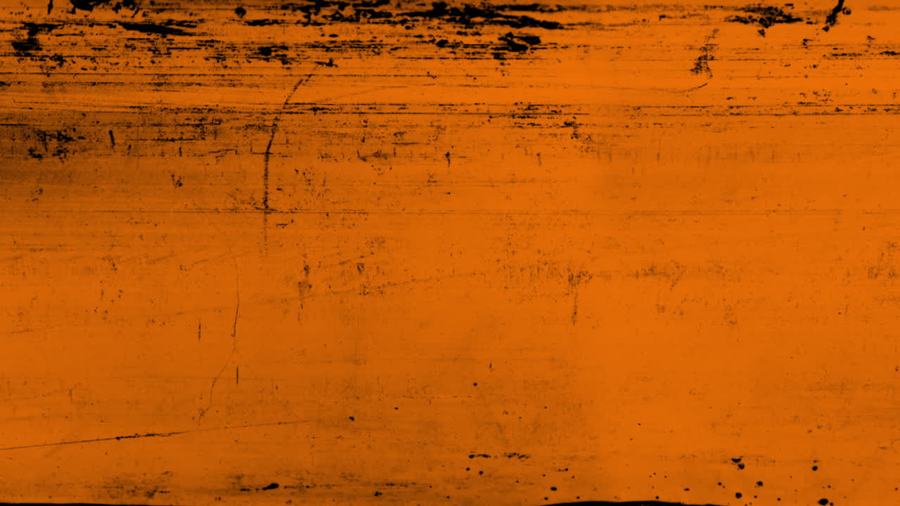 Abstrakt orange grunge-tekstur med sorte ridser