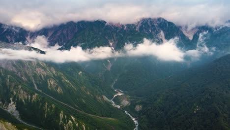 Die-Luftaufnahme-Von-Hakuba