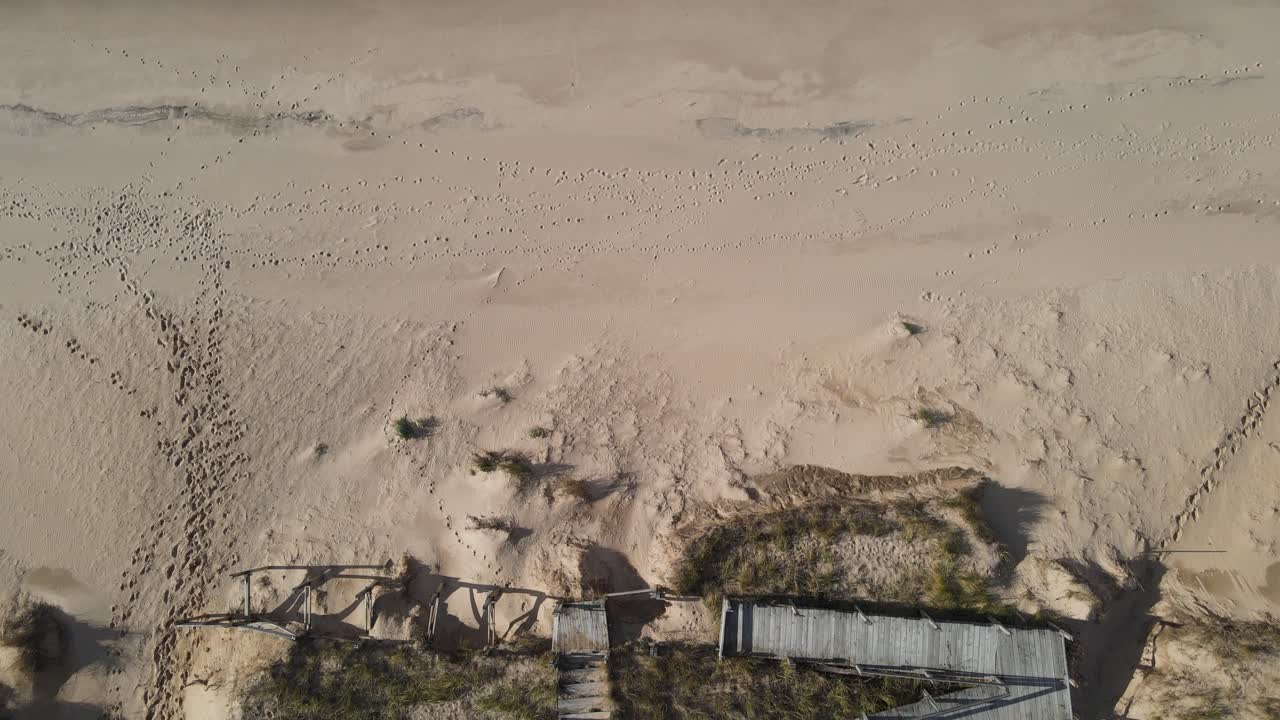 늦가을 크루제 공원의 해안선