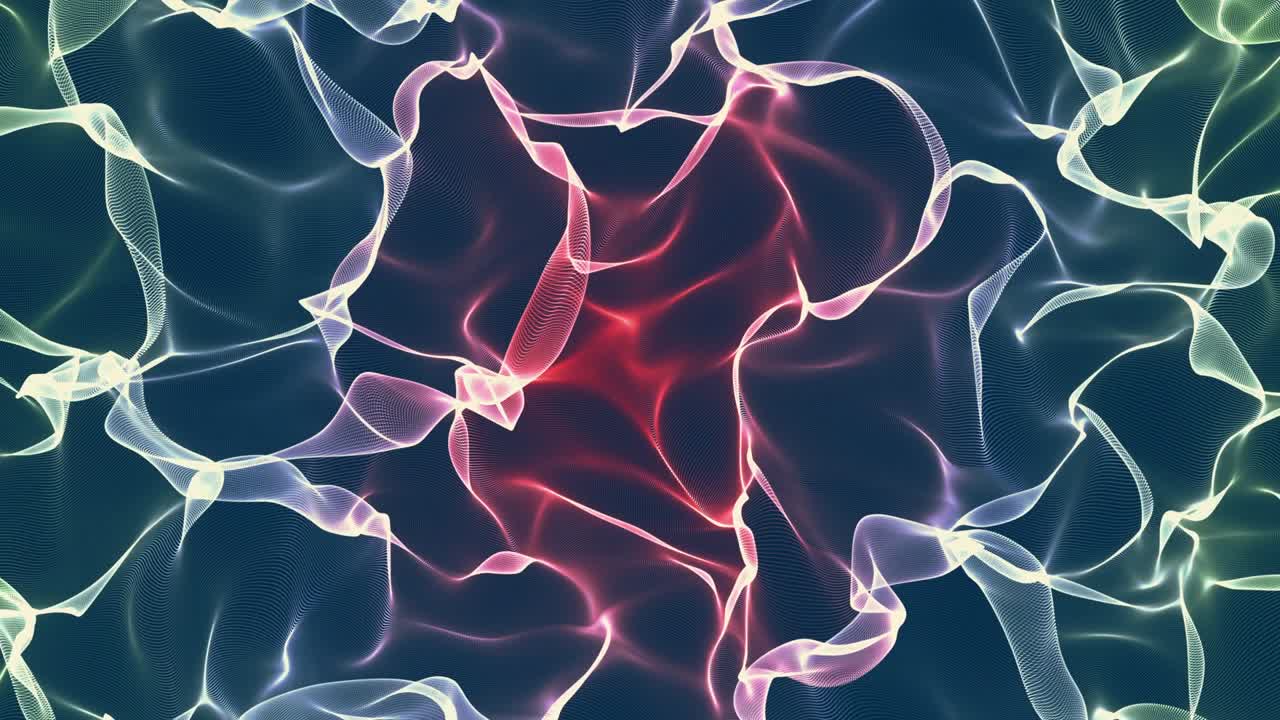 fondo fractal abstracto en rojo y azul