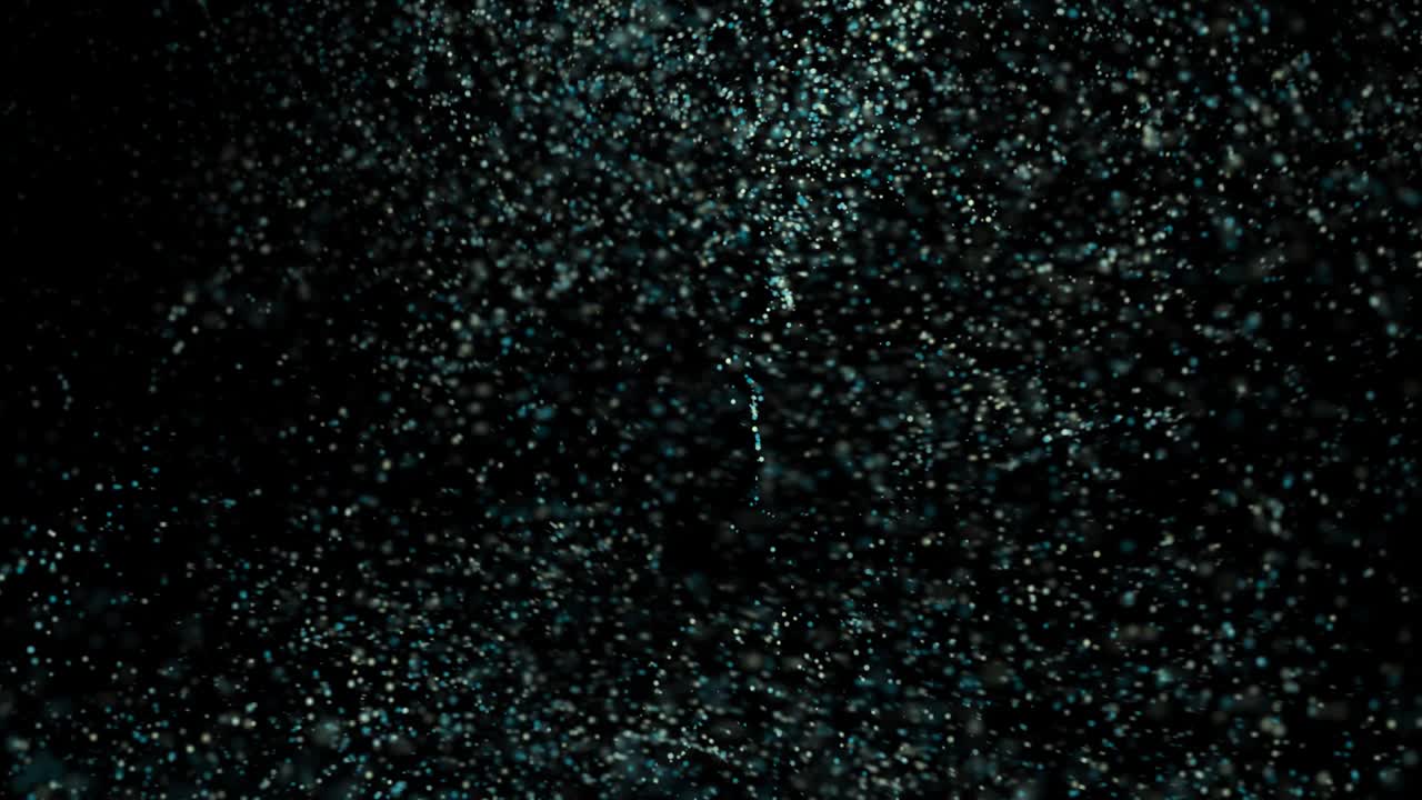 animación de partículas que simula un tornado