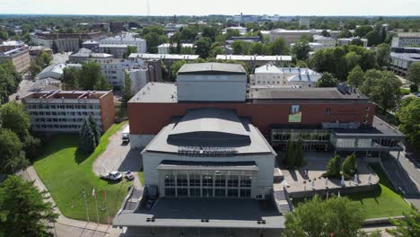 aerial orbits teater vanemuine, theater company in tartu, estonia
