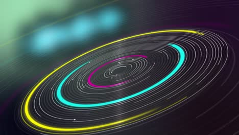 hypnotic colouful shapes animation