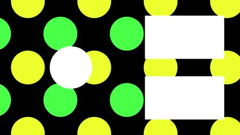 el punto se mueve final de la tarjeta final de la pantalla gráficos de movimiento