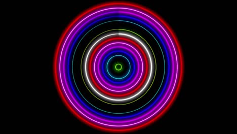 neon line illumination animation motion graphics