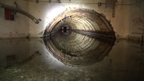 half flooded missile silo tunnels make for adventurous diving