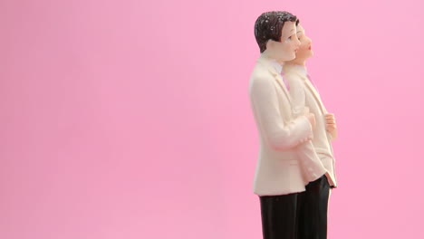 revolving gay groom cake toppers