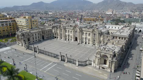 palacio de gobiero lima peru congreso de peru drone 4k