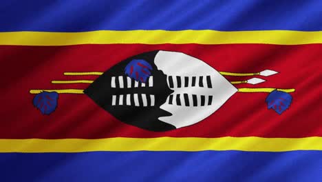 flag of swaziland waving background