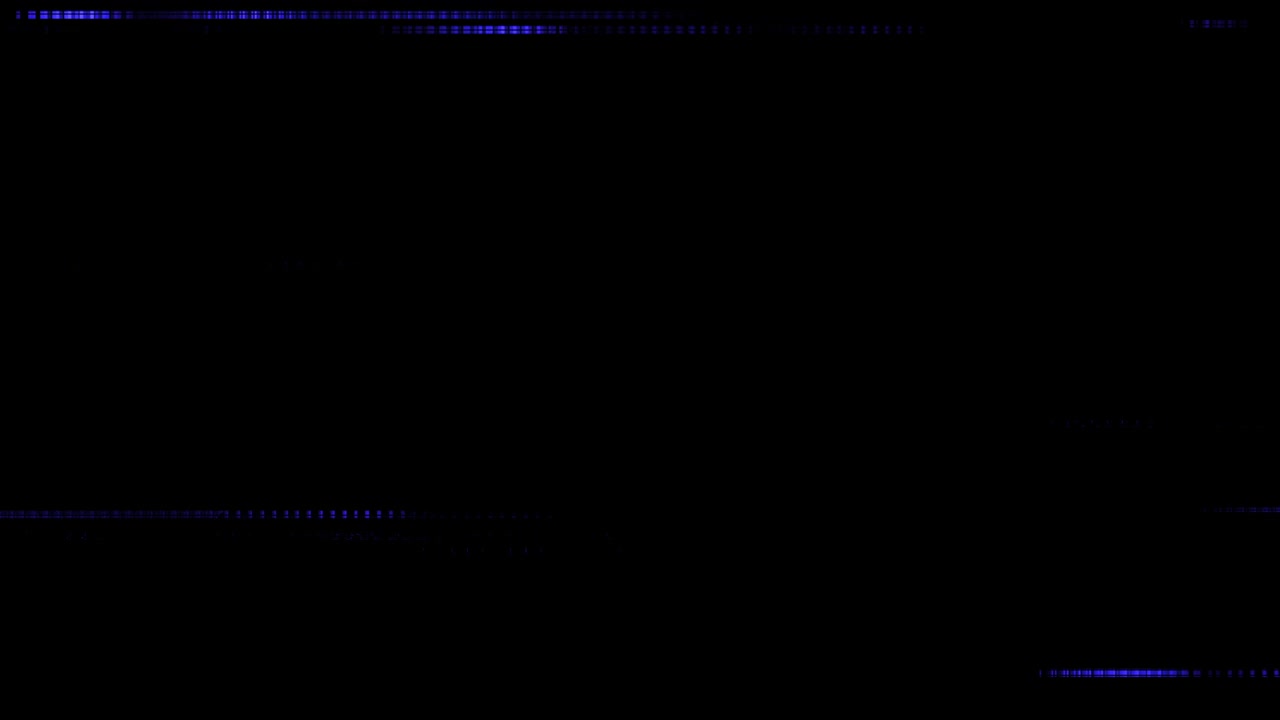 Abstrakt blå og svart digital glitch-skjermeffekt