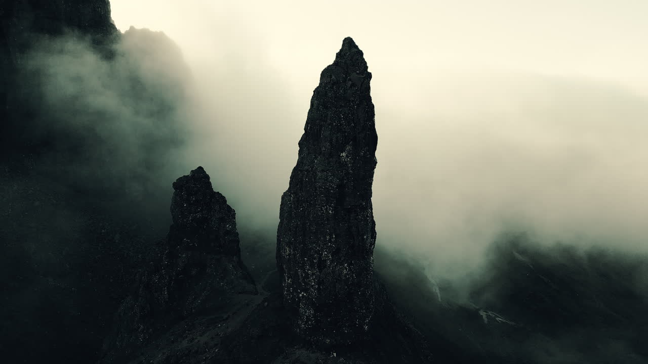 Misty Highland Peaks