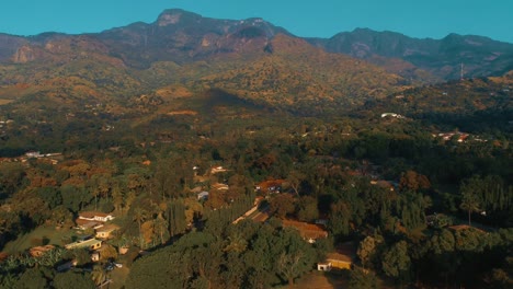 aerial view of morogoro town